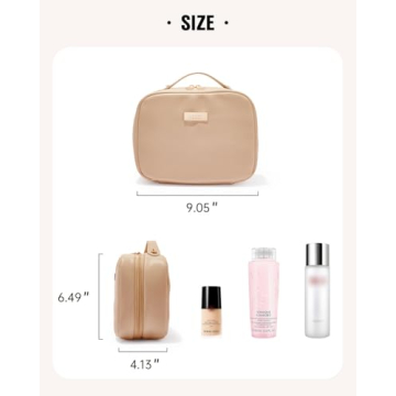 EACHY Travel Makeup Bag Large Capacity Design Gift for Women