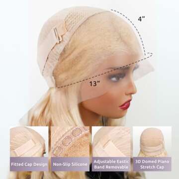 LIKE HER 613 Lace Front Wig 13x4 Glueless Human Hair