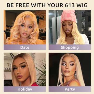 LIKE HER 613 Lace Front Wig 13x4 Glueless Human Hair