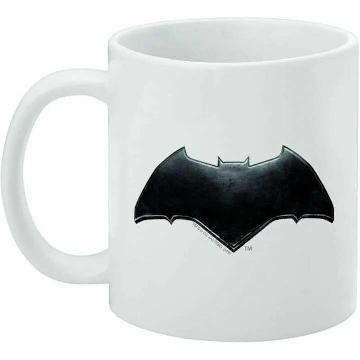 Batman Logo Ceramic Coffee Mug - Justice League Gift