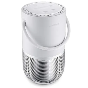 Bose Portable Smart Speaker — Wireless Bluetooth Speaker with Alexa Voice Control Built-in, Silver