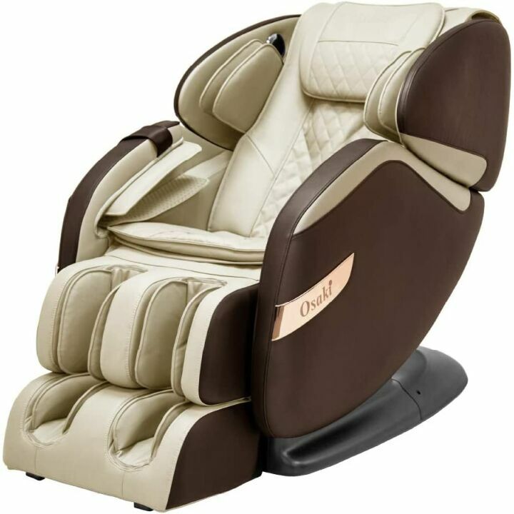 Osaki Massage Chair Brown & Beige for Ultimate Comfort