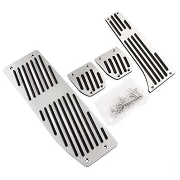 RaxTDM Non-Slip Performance Foot Pedal Pads for BMW X1 E39 E46 E87 E84 E90 E91 E92