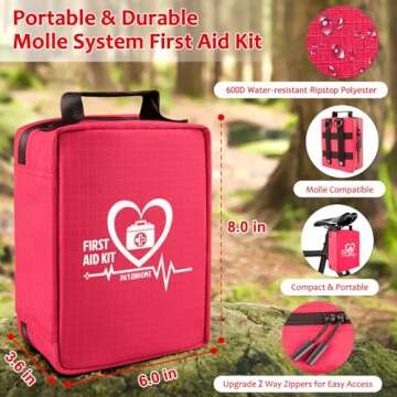 Pasenhome First Aid Kit - Comprehensive Emergency Supplies