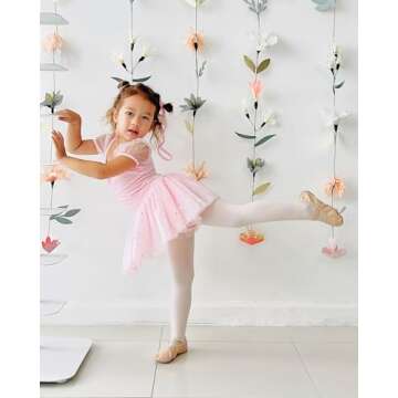 Stelle Ballet Shoes for Girls Toddler Ballet Slippers Soft Leather Boys Dance Shoes for Toddler/Litt...