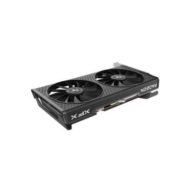 XFX Speedster QICK210 Radeon RX 6500XT Black Gaming Graphics Card with 4GB GDDR6 HDMI, AMD RDNA 2, R...