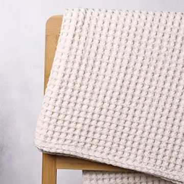 Luxury 4-Piece Waffle Weave Bath Towel Set - 1888 Mills