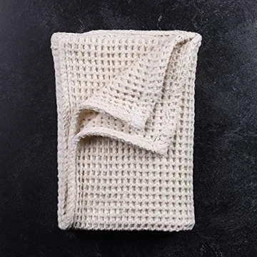 Luxury 4-Piece Waffle Weave Bath Towel Set - 1888 Mills