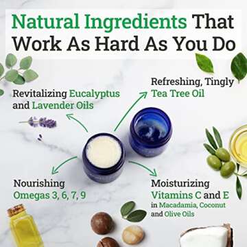 Truremedy Naturals Remedy Balm with Tea Tree Oil, 2 oz - Soothing Relief for Itchy Skin, Rash, and Athlete's Foot - Moisturizing Foot and Body Balm for Dry Skin - Tea Tree, Lavender and Eucalyptus