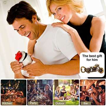 Unique Motorcycle Beer Gifts for Men | Vintage Opener