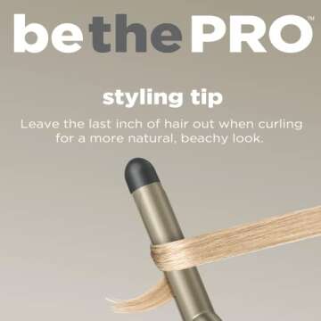 INFINITIPRO Tourmaline Ceramic 1-Inch Curling Iron