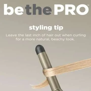 INFINITIPRO Tourmaline Ceramic 1-Inch Curling Iron