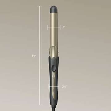 INFINITIPRO Tourmaline Ceramic 1-Inch Curling Iron