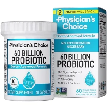 Physician's CHOICE Optimal Gut Health: Probiotics & Enzymes