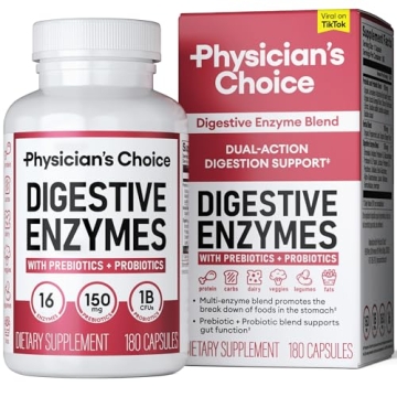 Physician's CHOICE Optimal Gut Health: Probiotics & Enzymes