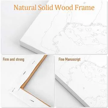 Ginkko Paint by Numbers Kit - Fun DIY Art for Ages 8-100