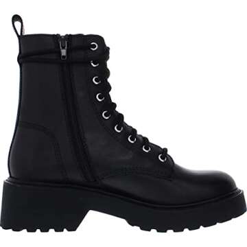 Stylish Steve Madden Women's Tornado Combat Boot in Black
