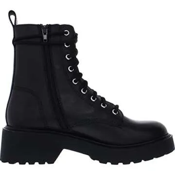 Stylish Steve Madden Women's Tornado Combat Boot in Black