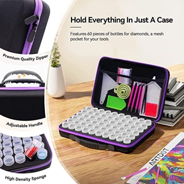 ARTDOT 60 Slot Storage for Diamond Art Crafts