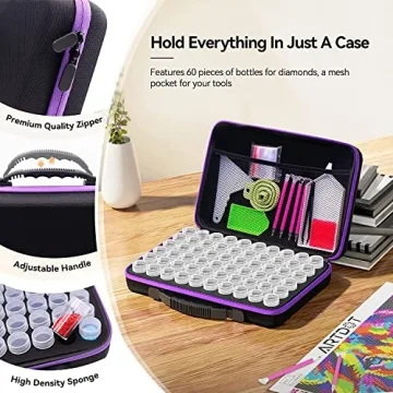 ARTDOT 60 Slot Storage for Diamond Art Crafts