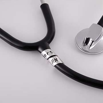 Personalized Stethoscope Name Tag Custom Stethoscope ID Charm Accessories Nurse Gifts for Doctor Vet