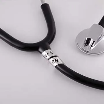 Personalized Stethoscope Name Tag Custom Stethoscope ID Charm Accessories Nurse Gifts for Doctor Vet