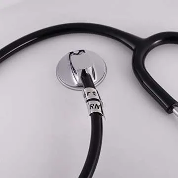 Personalized Stethoscope Name Tag Custom Stethoscope ID Charm Accessories Nurse Gifts for Doctor Vet