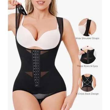 Nebility Women's Tummy Control Bodysuit for Ultimate Shape