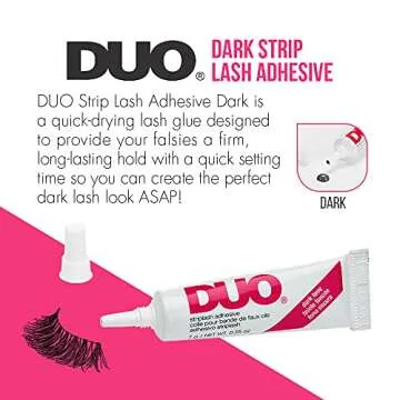 DUO Dark Tone Strip Eyelash Adhesive – Fast-Dry Waterproof Lash Glue