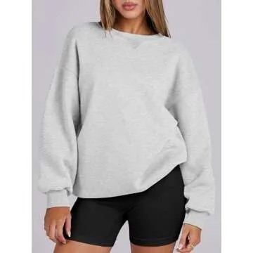 ANRABESS Women’s Cozy Oversized Sweatshirt for Fall