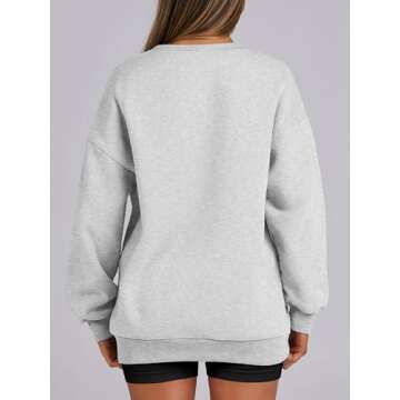 ANRABESS Women’s Cozy Oversized Sweatshirt for Fall