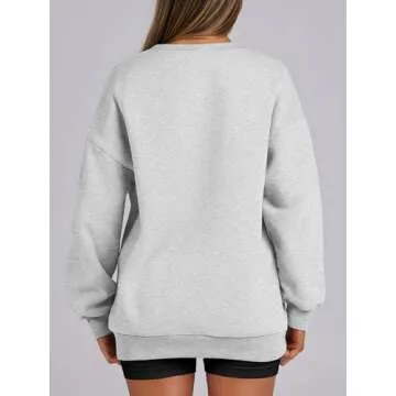ANRABESS Women’s Cozy Oversized Sweatshirt for Fall