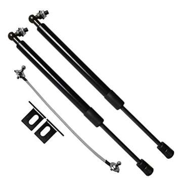 TSUBASA Lift Supports Struts for 2020-2024 Hyundai Elantra (CN7) Front Bonnet Hood Modify Carbon Fib...