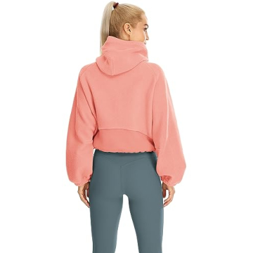 Cozy Oversized Fleece Jacket with Adjustable Hood