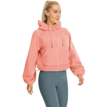 Cozy Oversized Fleece Jacket with Adjustable Hood