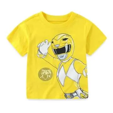Power Rangers Boys Short Sleeve 4 Pack T-Shirts