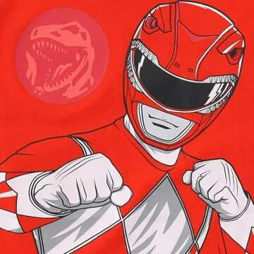 Power Rangers Boys Short Sleeve 4 Pack T-Shirts