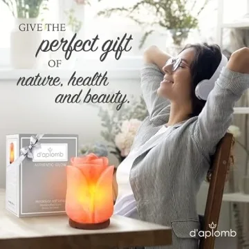 D'aplomb Authentic Himalayan Salt Lamp - Natural Air Purifier
