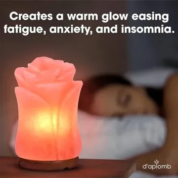 D'aplomb Authentic Himalayan Salt Lamp - Natural Air Purifier