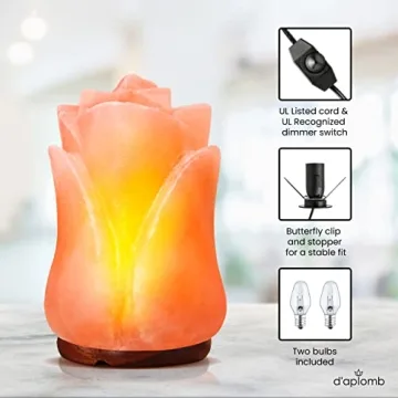 D'aplomb Authentic Himalayan Salt Lamp - Natural Air Purifier