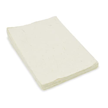 Kathmandu Valley Co. 4x6 Inch Handmade Lokta Card Stock Paper with Deckle Edge. Tree-free Lokta Pape...