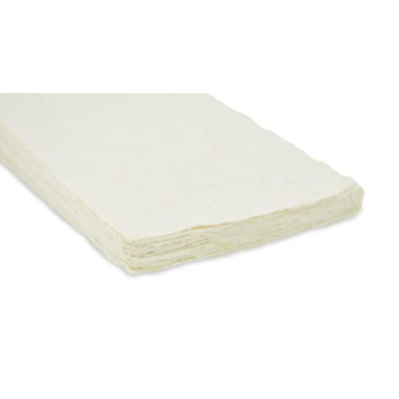 Eco-Friendly Handmade Lokta Card Stock Paper - 25 Sheets