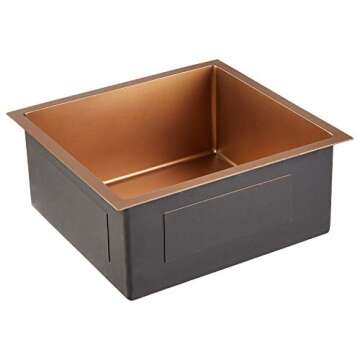 Signature Hardware Atlas 19" Kitchen Sink - Matte Gold