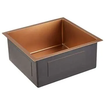Signature Hardware Atlas 19" Kitchen Sink - Matte Gold