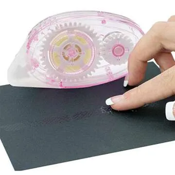 SOONPAM Glue Roller Craft’s Tape Double Side Permanent Adhesive Glue Tape Scrapbook Runner for Crafting Photo Album Cards Making Journal Scrapbooking Supplies Pack of 2