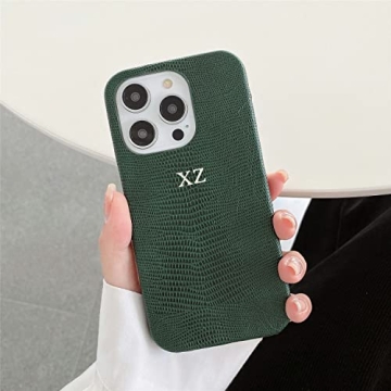 ZIPULIS Personalized Initials Phone Case for iPhone 14 13 Pro