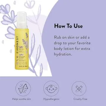 Lavender Infused Body Oil - Vegan and Hypoallergenic Care