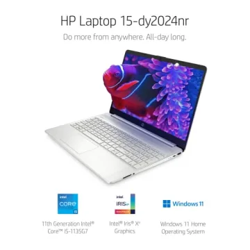 HP 15.6 Laptop Intel Iris Xe Graphics 11th Gen Core i5