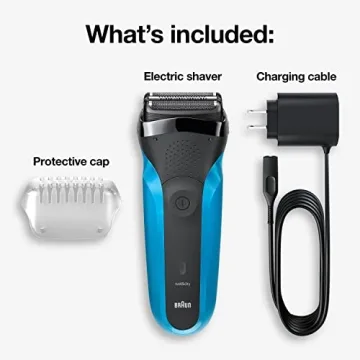 Braun Series 3 Electric Razor: Rechargeable Wet & Dry Shaver