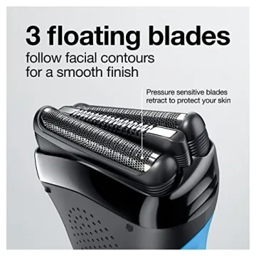 Braun Series 3 Electric Razor: Rechargeable Wet & Dry Shaver